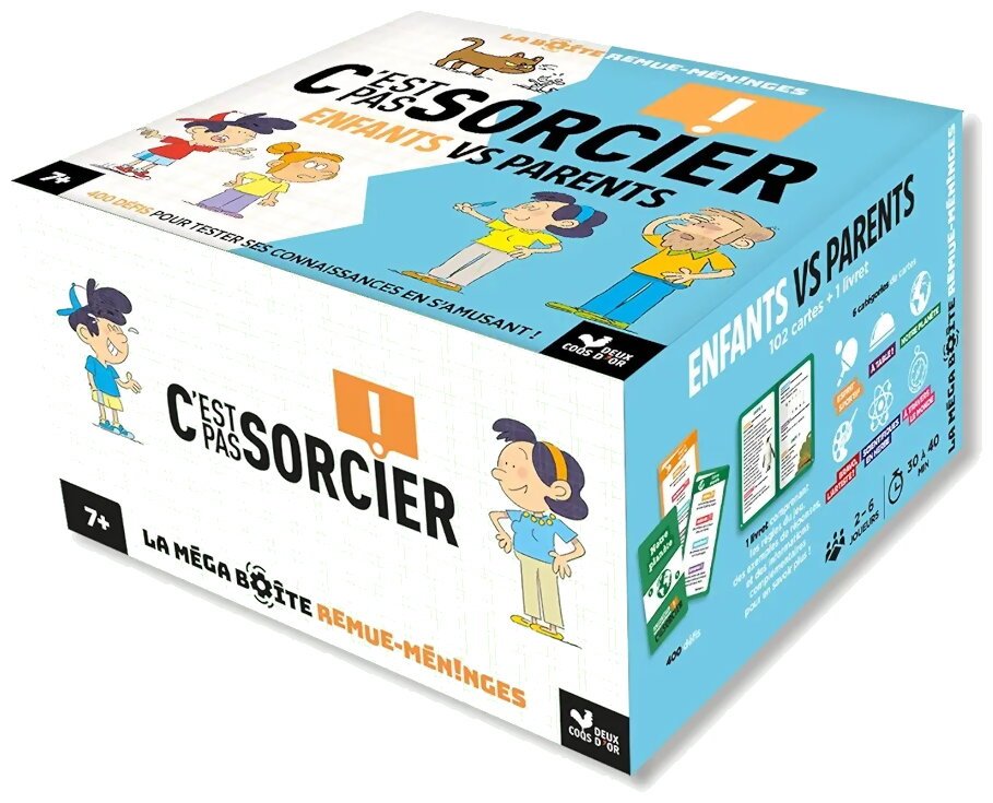 C'est Pas Sorcier Enfants Vs Parents - La méga boîte remue-méninges