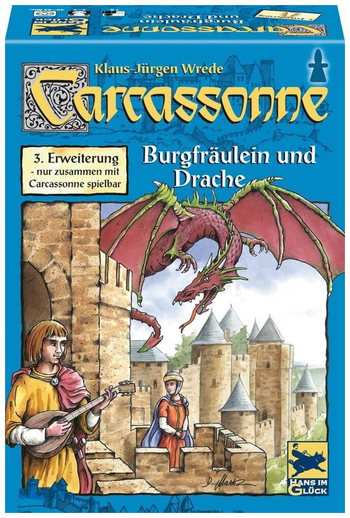 Carcassonne - Burgfräulein und Drache