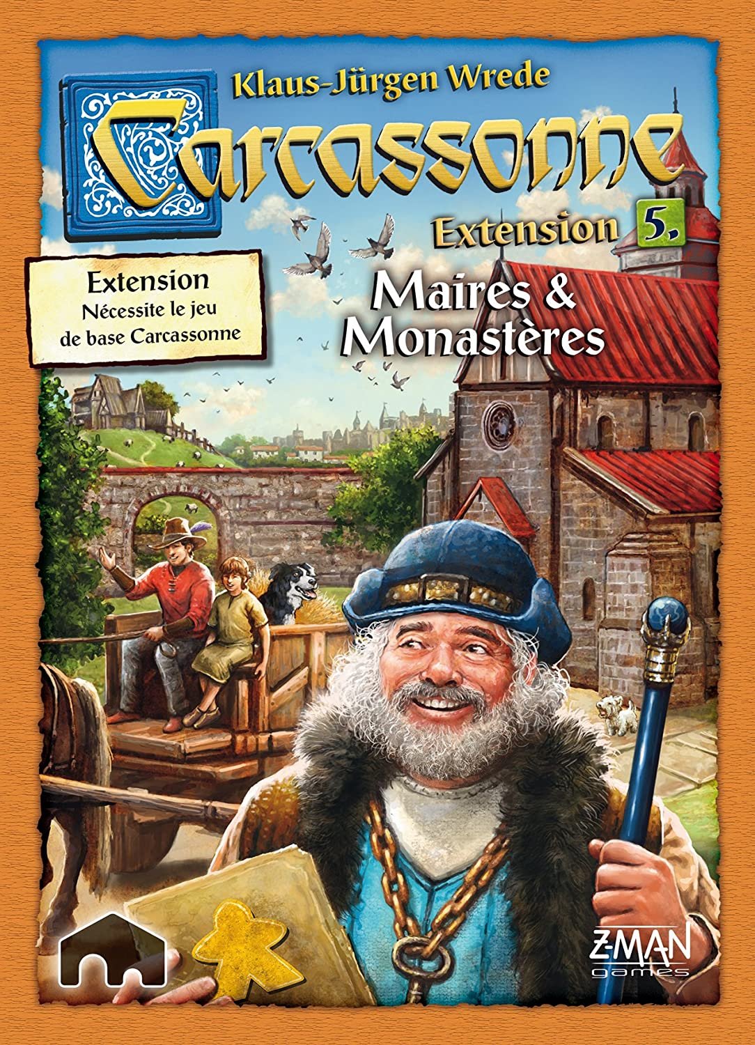 Carcassonne - Extension 5 : Maires & Monastères