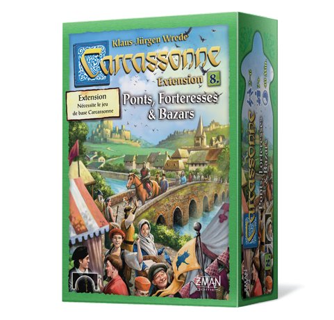 Carcassonne - Extension 8 : Ponts, Forteresses & Bazars