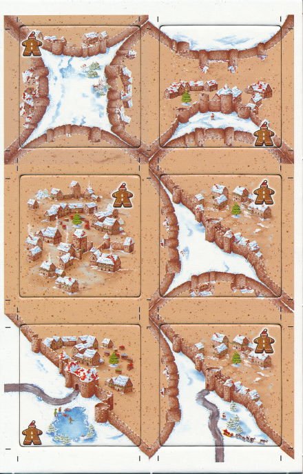Carcassonne : Hiver - "Le Bonhomme en Pain d'Épices / The Gingerbread Man / Der Lebkuchenmann"