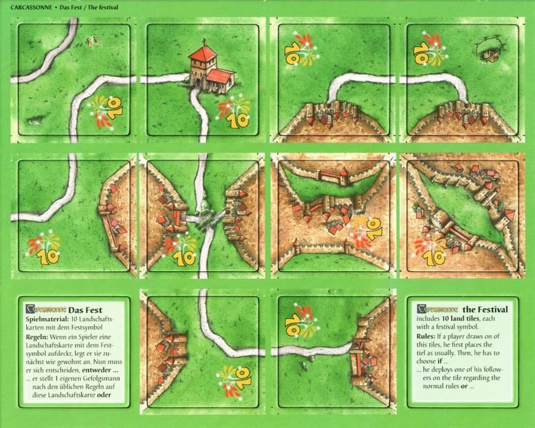 Carcassonne : La Fête / The Festival / Das Fest (1ère édition - 10 ans)