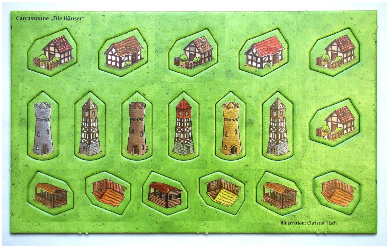 Carcassonne - Les Petits Bâtiments / Die Häuser / Little Buildings