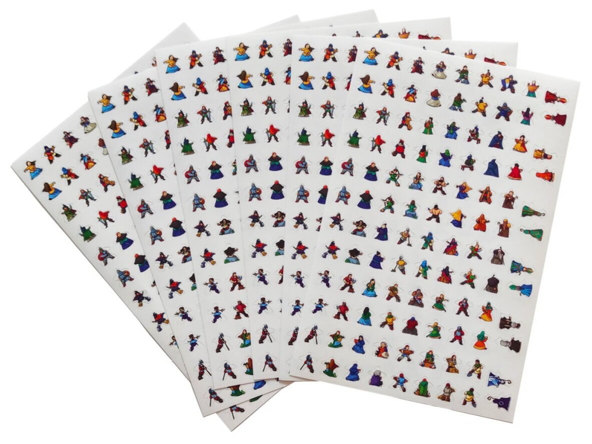 Carcassonne - Meeple Stickers
