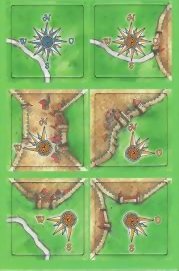 Carcassonne - Rose des vents / Die Windrosen / Wind Roses