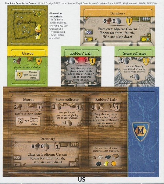 Caverna - Extension "Blue Shield"