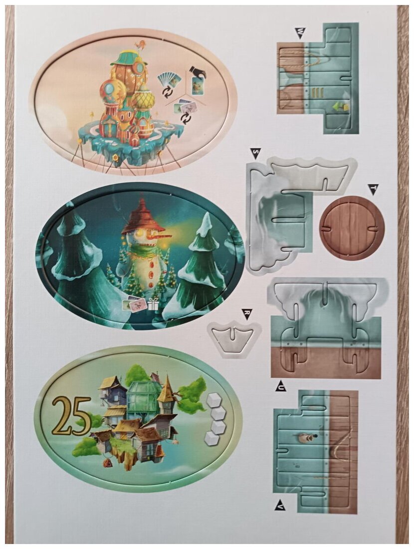 Celestia - Planche De Punchboards Promotionnelle