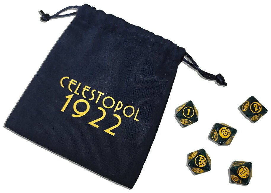 Célestopol 1922 - Set De 5 Dés De La Lune