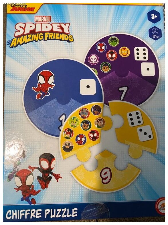 Chiffre Puzzle Marvel Spidey Amazing Friends