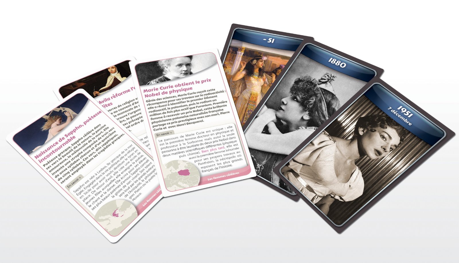 CHRONICARDS - LES FEMMES CELEBRES