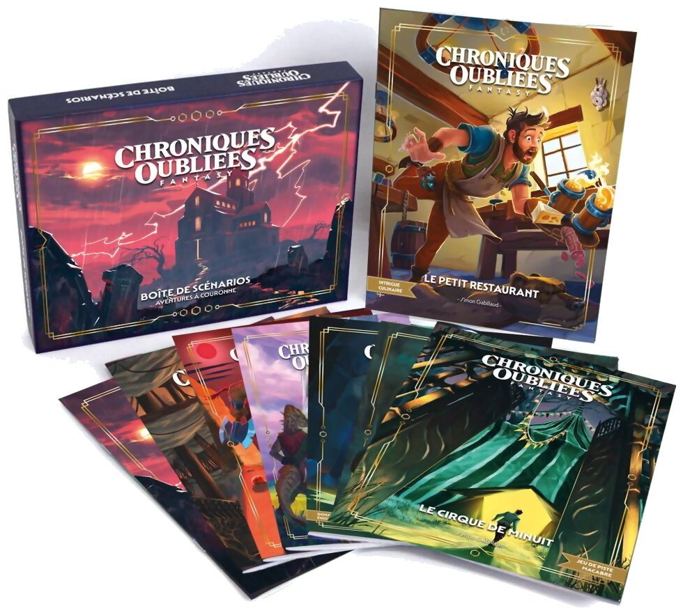 Chroniques Oubliées Fantasy - Boîte De Scénarios De La Seconde Campagne De Financement - Aventures À Couronne