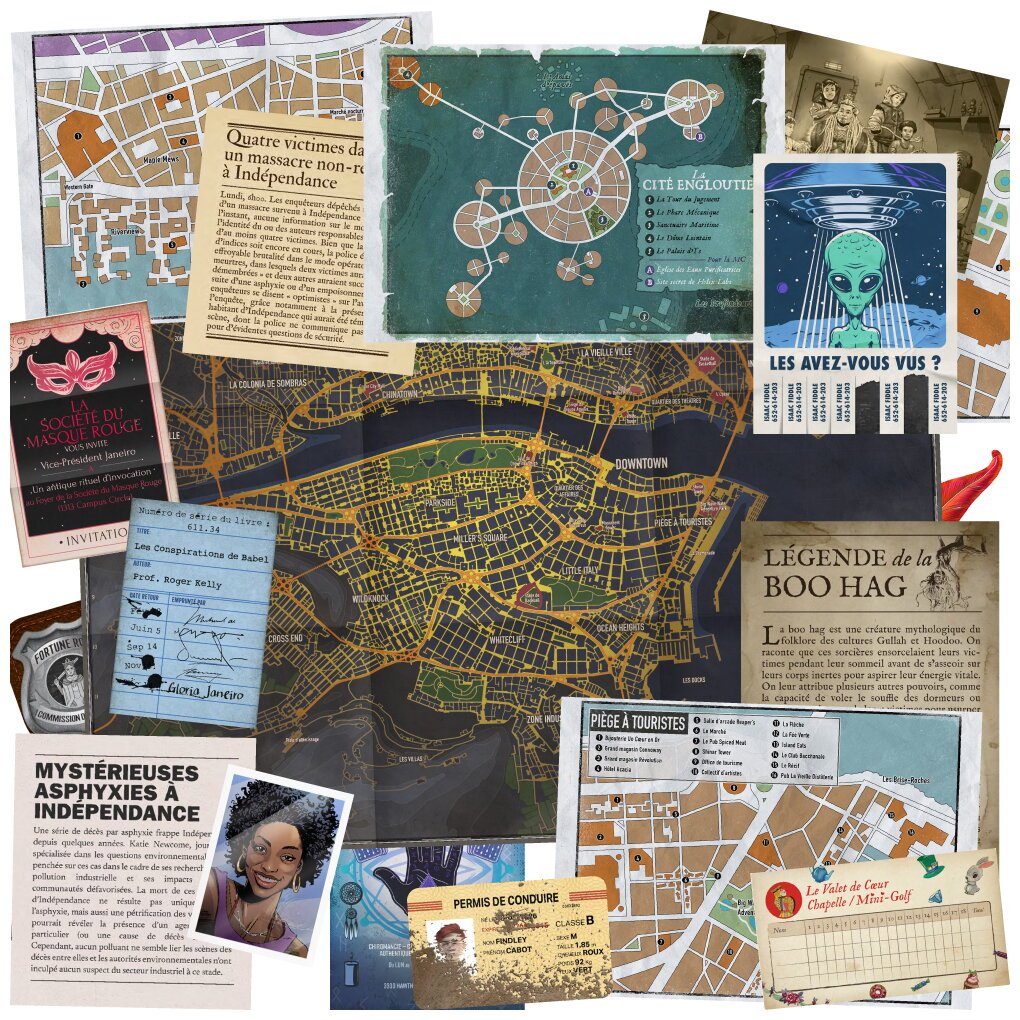 City of Mist - Carte de la Ville - Nouvelle version