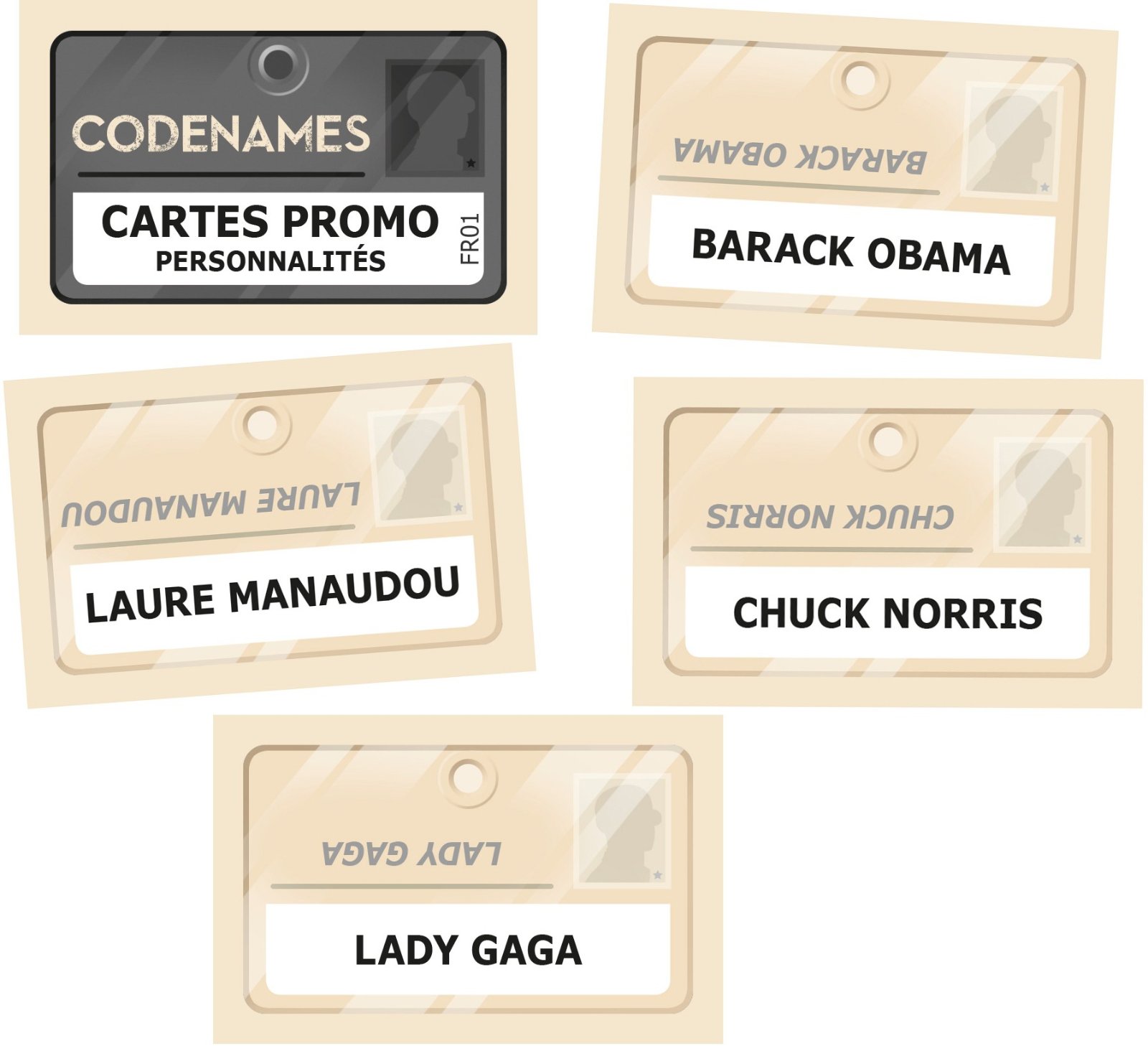 Codenames : Cartes Promo personnalités #1