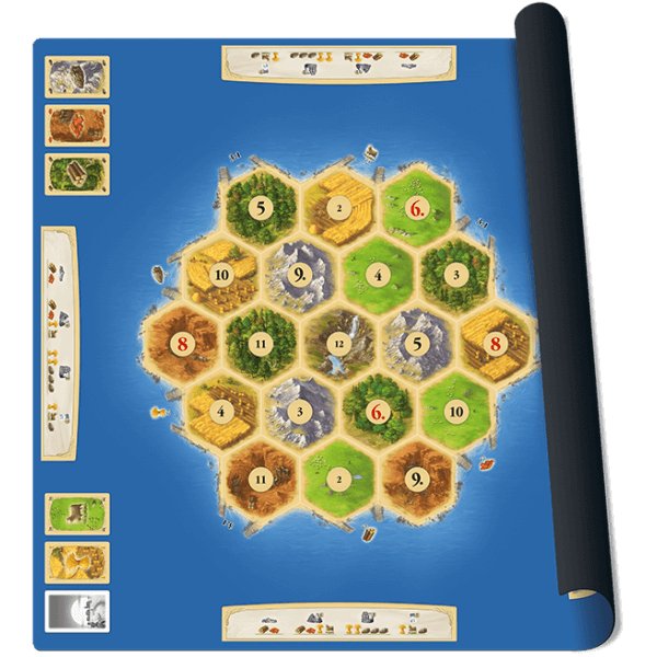 Colons de Catane - Tapis de jeu "Gold"