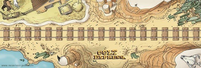 Photo: Colt Express - Playmat (2ème édition)