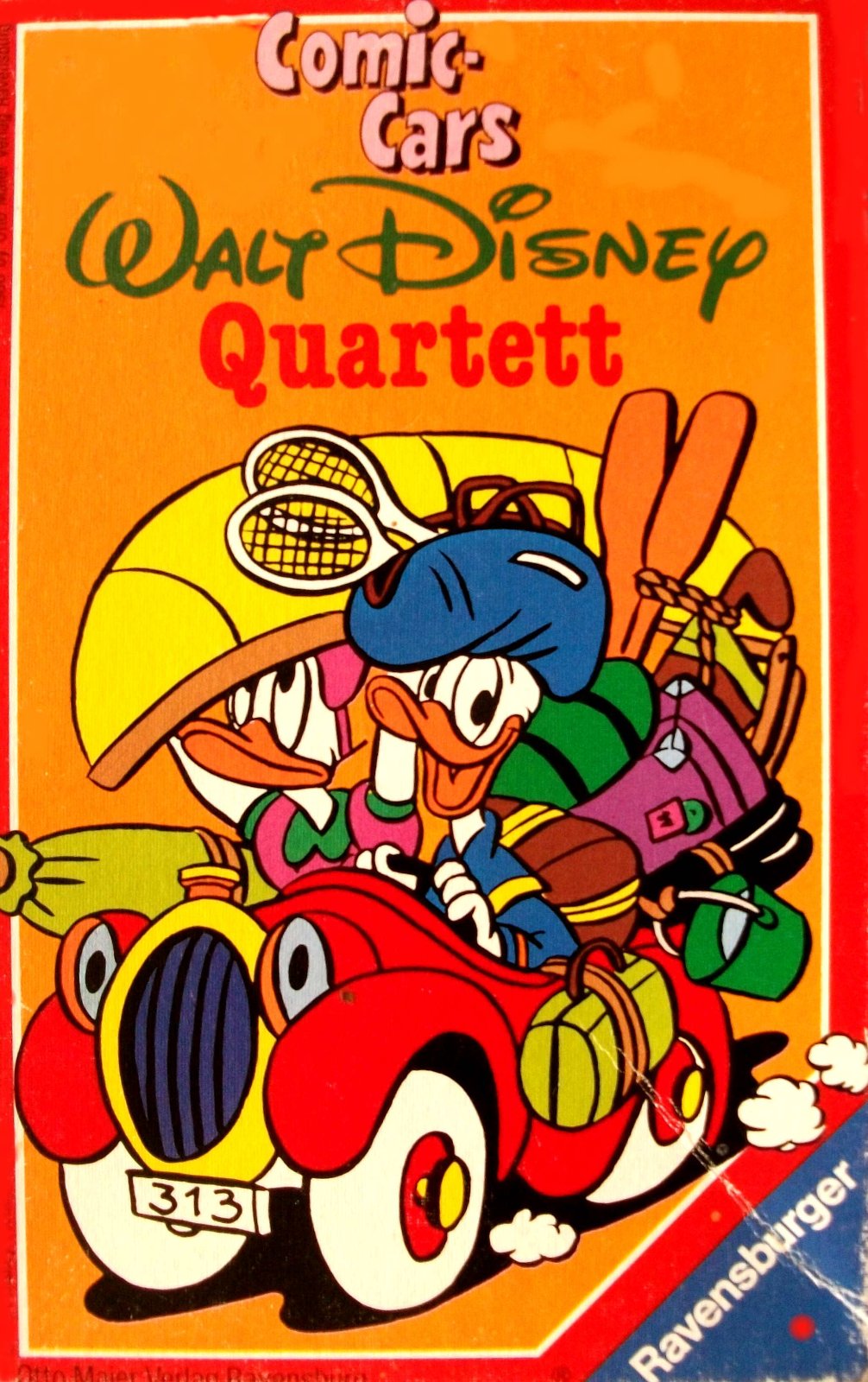 Comic-cars Walt Disney Quartett