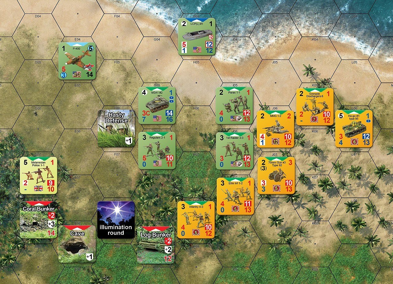 Conflict of Heroes : Guadalcanal - Pacific Ocean 1942