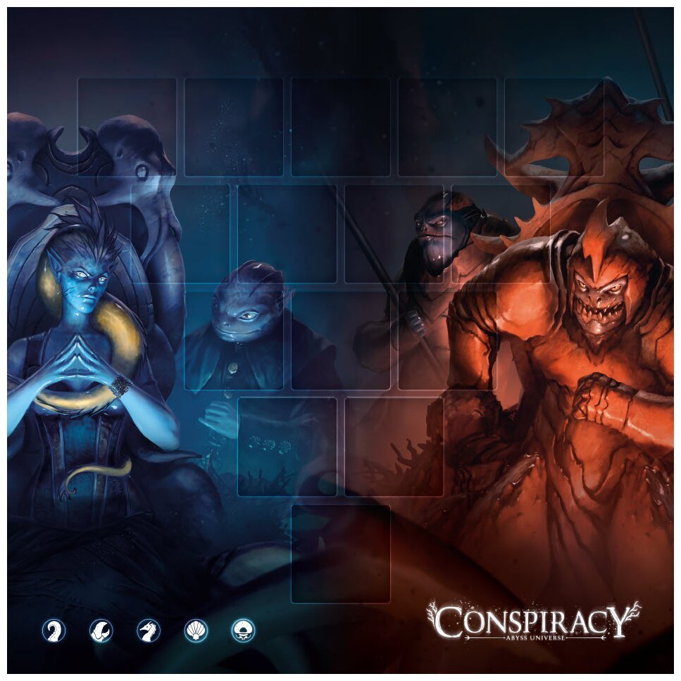 Conspiracy - Tapis De Jeu Politiciens & militaires - Abyss Universe