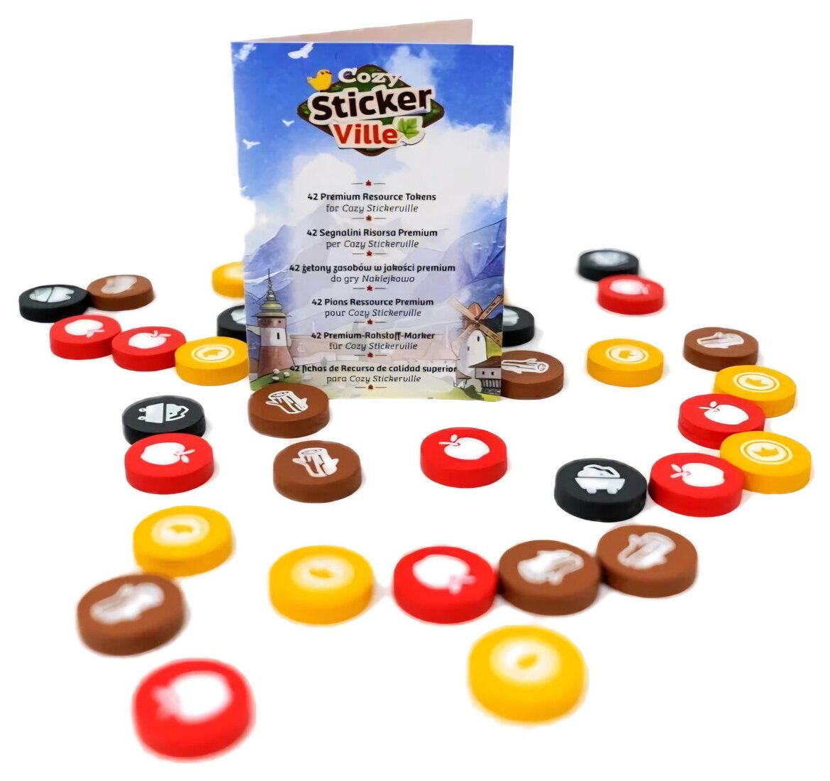 Cozy Stickerville - Pions Ressource Premium