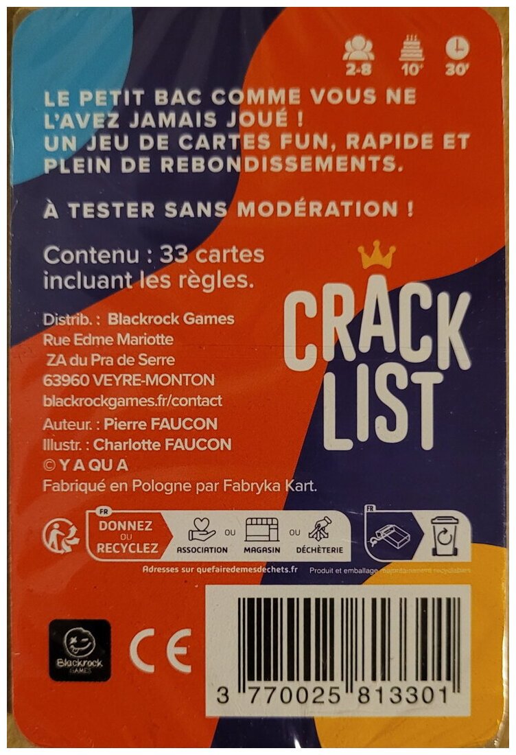 Crack List - Démo