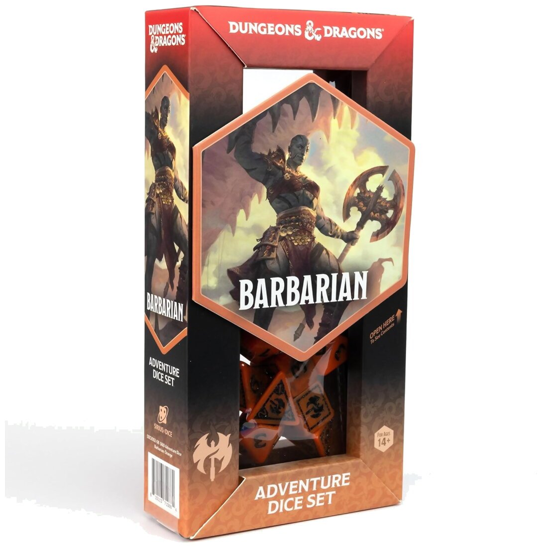 D&D - Adventure Dice Set - Barbarian