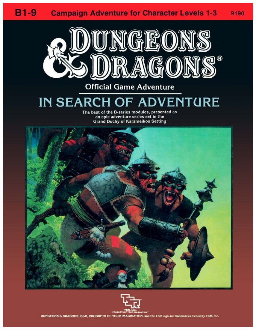 D&D - B1-9 - In Search Of Adventure