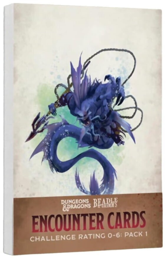 D&D5 - Encounter Cards - Challenge Rating 0-6 - Pack 1