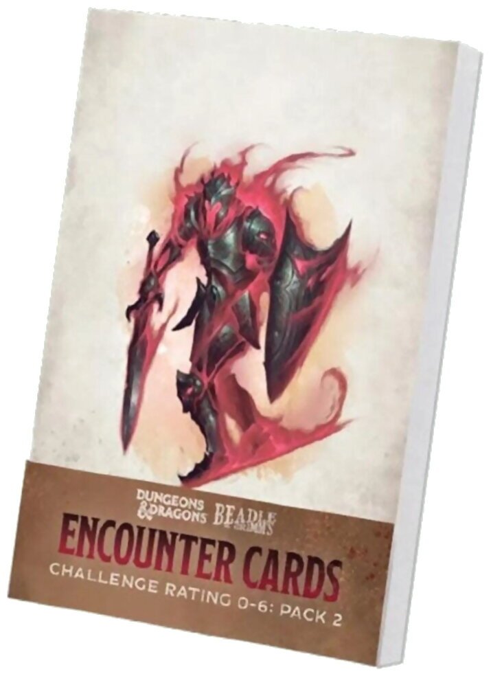 D&D5 - Encounter Cards Challenge Rating 0-6 - Pack 2