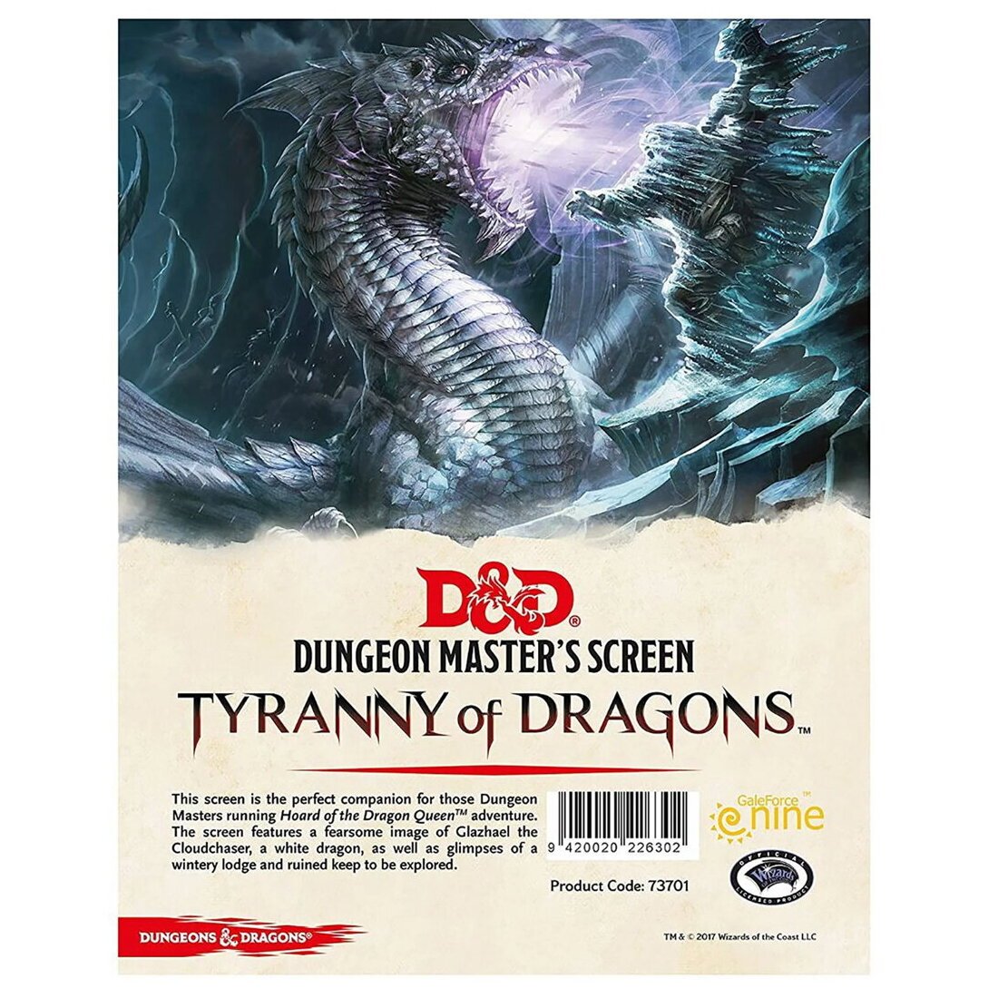D&D5 - Tyranny of Dragons - Dungeon Master's Screen