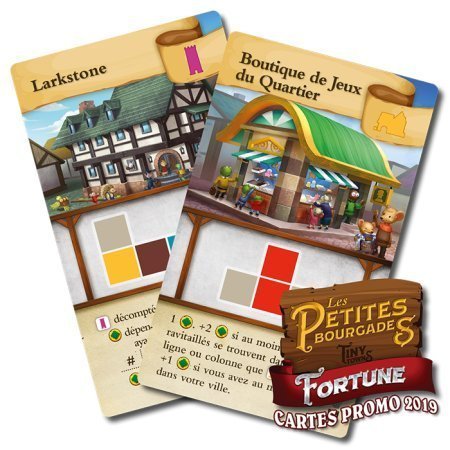 Les Petites Bourgades - Extension "Fortune" - Cartes Promo 2019