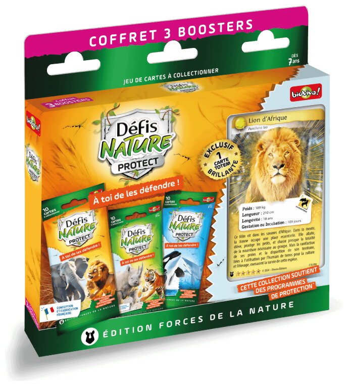 Défis Nature Protect - Coffret 3 Boosters - Forces de la nature