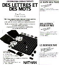 Des lettres et des mots