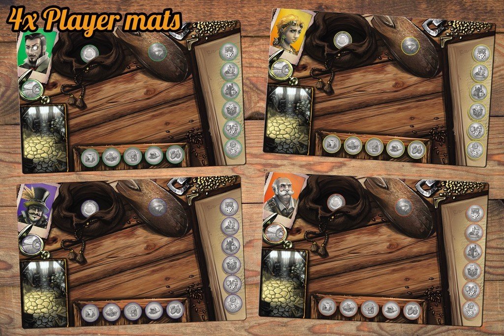 Dice Brewing - Player mats