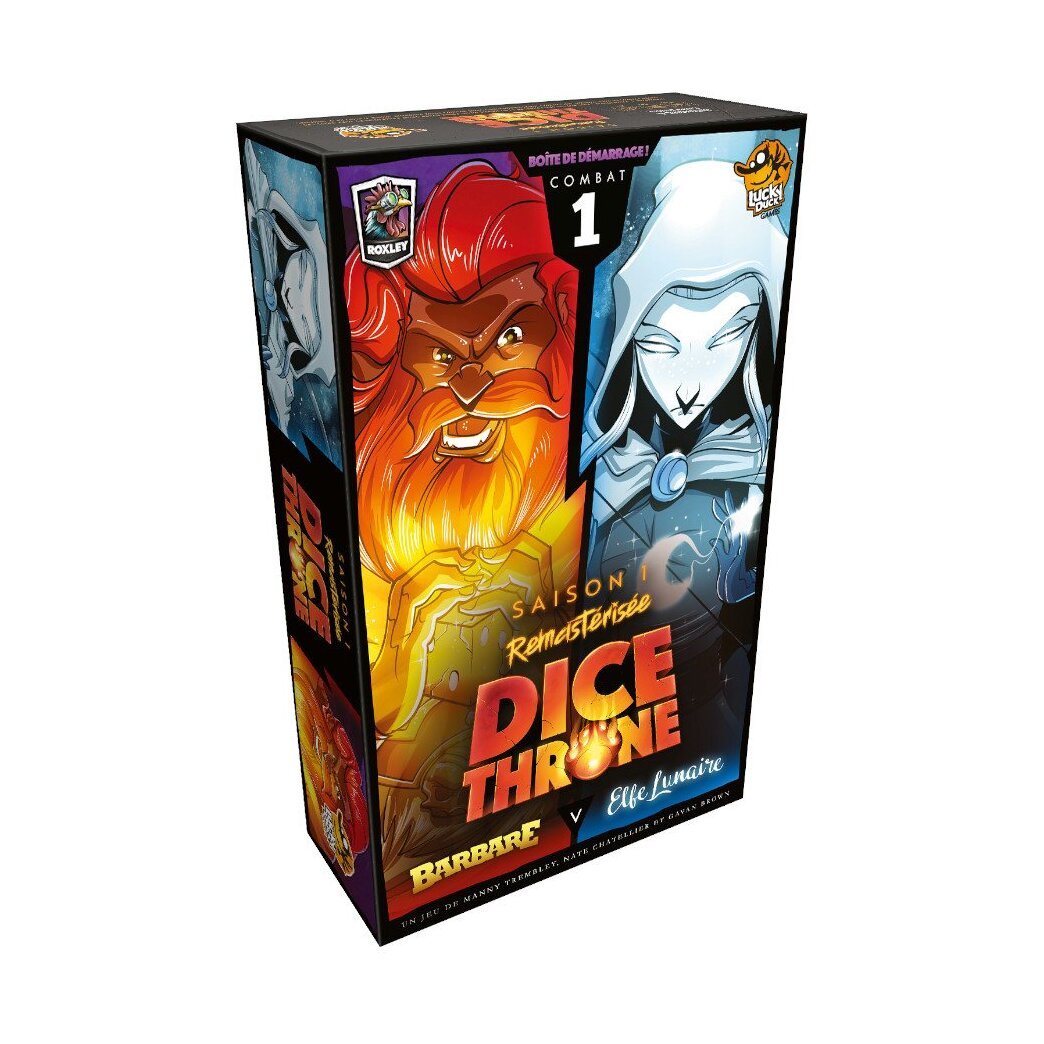 Dice Throne - Barbare vs Elfe Lunaire - Saison 1 Remasterisée