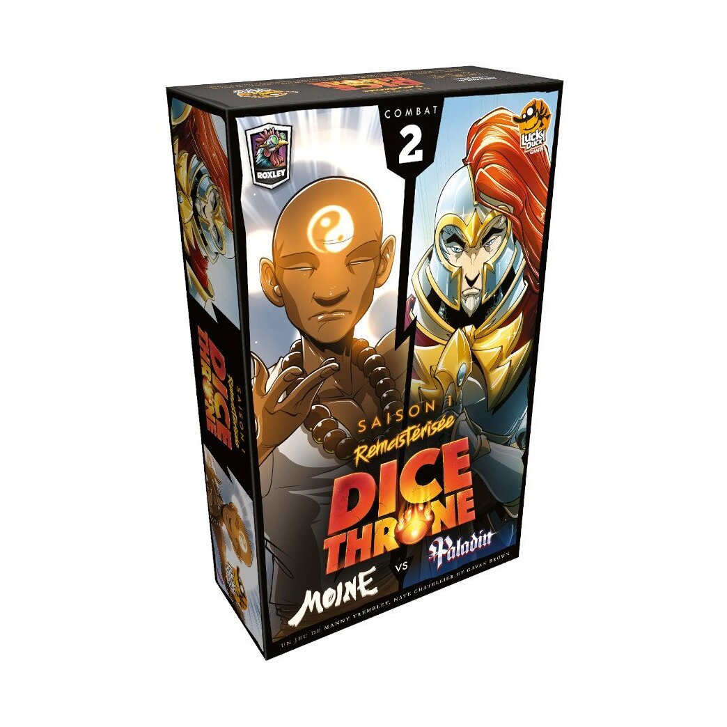 Dice Throne  - Moine vs Paladin - Saison 1 Remasterisée