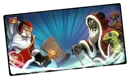 Dice Throne - Père Noël Vs Krampus - Tapis De Jeu