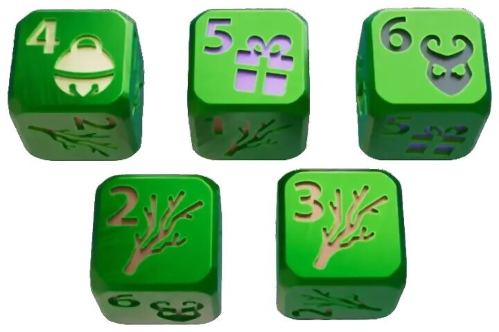 Dice Throne - Set De 5 Dés Krampus