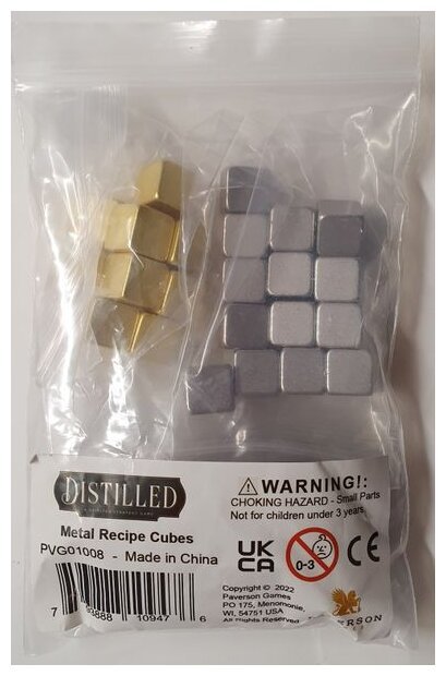 Distilled - Metal Recipe Cubes