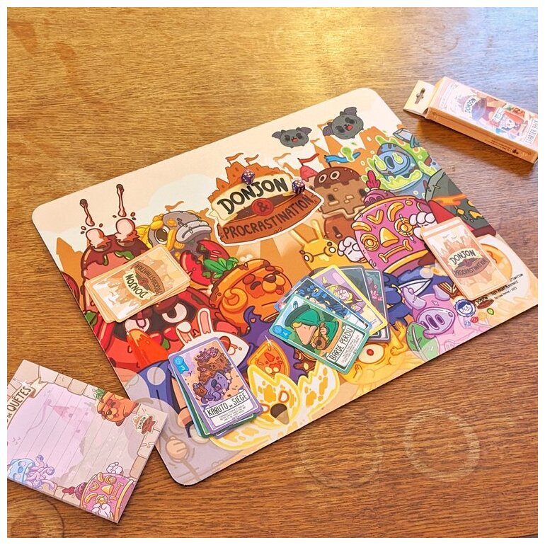 Donjon & Procrastination - Tapis de Jeu
