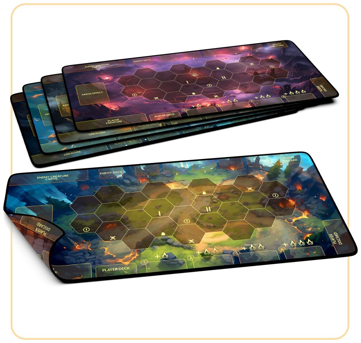 Dragon Eclipse : Arena Playmats Set