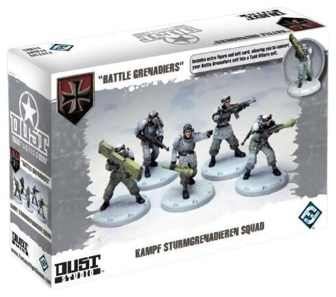 Dust Tactics - "Battle Grenadiers" - Kampf Sturmgrenadieren Squad