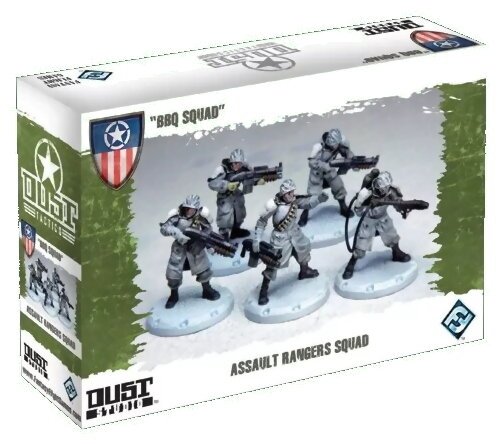 Dust Tactics - "BBQ Squad" - Assault Rangers Squad