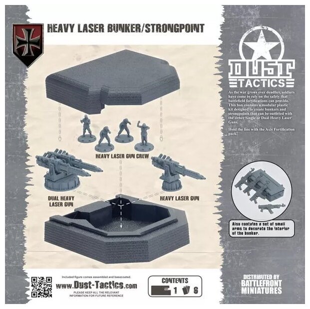 Dust Tactics - Heavy Laser Bunker / Strongpoint