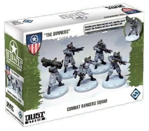 Dust Tactics - "The Gunners" - Combat Rangers Squad