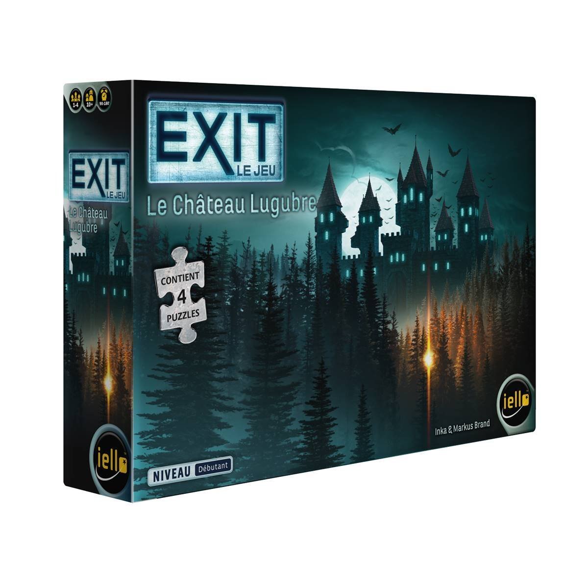 Exit Puzzle - Le Château Lugubre - 4 × 88 pièces