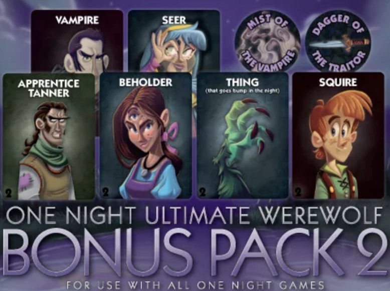 One Night Ultimate Werewolf : Bonus Pack 2