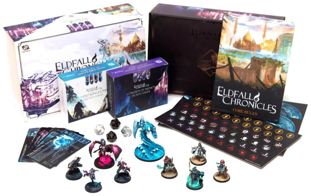 Eldfall Chronicles - Coalition Of Thenion Vs. Sand Kingdoms - Two-Player Starter Set