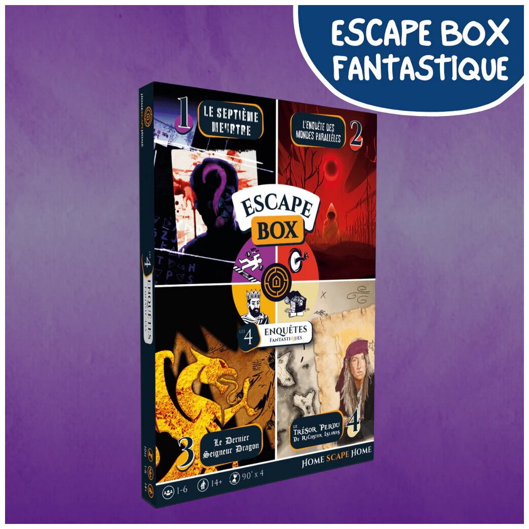 Escape Box - Les 4 Enquêtes Fantastiques