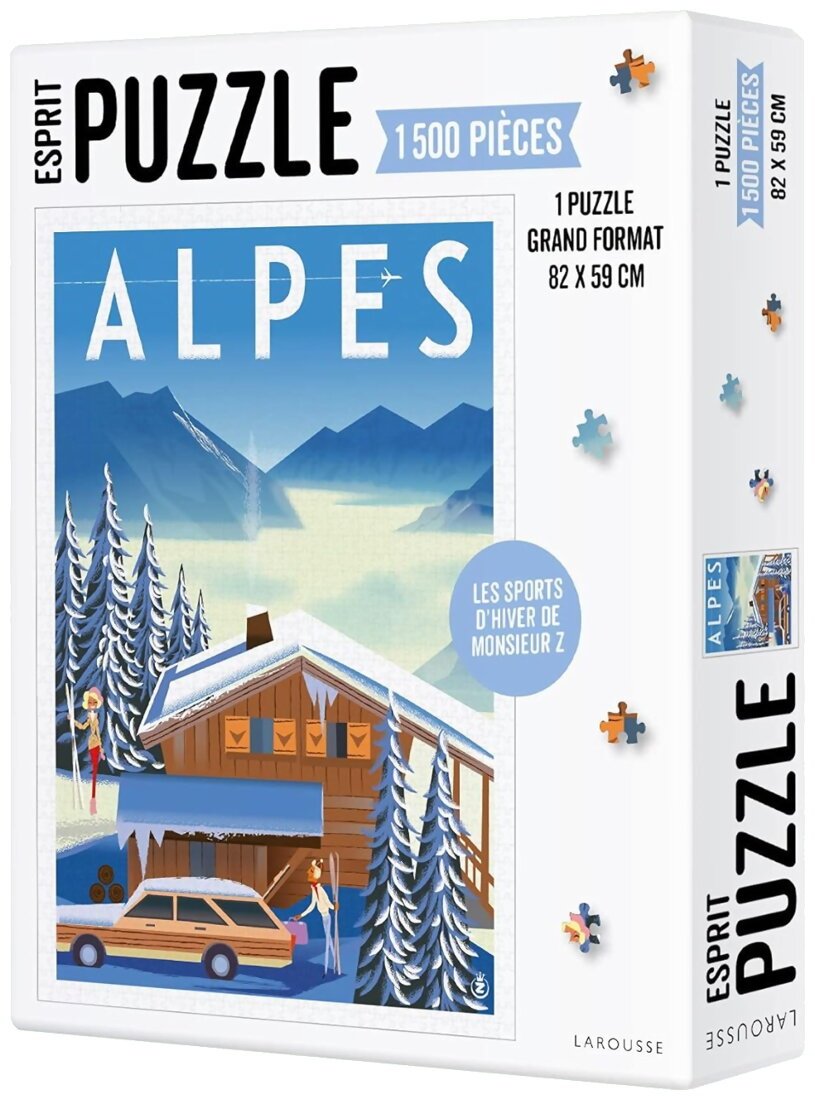Esprit Puzzle - Les Sports D'hiver De Monsieur Z - 1500 Pièces