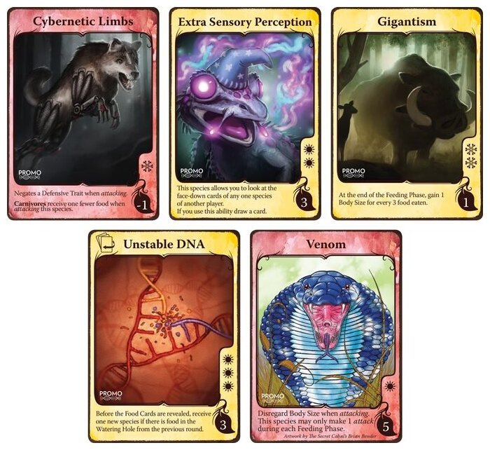Evolution - Foiled Promo Card Pack #1